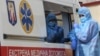 UKRAINE -- Infectious Diseases Department of the Oleksandrivska clinical hospital in Kyiv